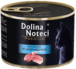 Dolina Noteci Premium Kot Bogata w jagnięcinę puszka 185g