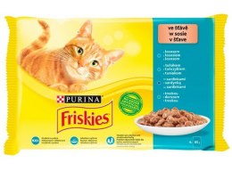 Friskies Mix Rybny w sosie saszetki 4x85g