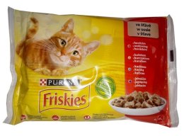 Friskies Mix mięsny w sosie saszetki 4x85g