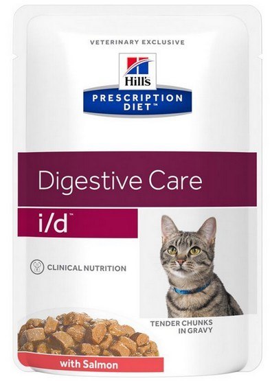 Hill's Prescription Diet i/d Feline Łosoś saszetka 85g