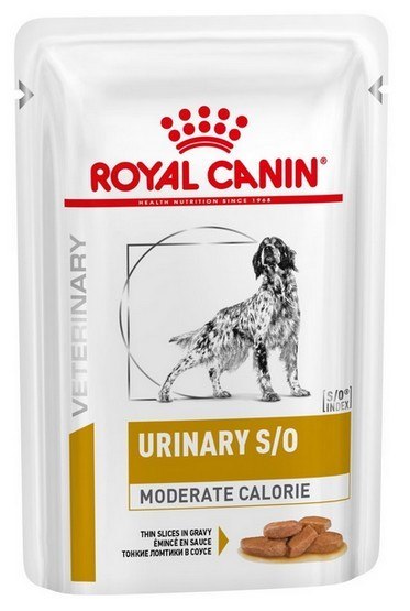 Royal Canin Veterinary Diet Canine Urinary S/O Moderate Calorie saszetka 100g