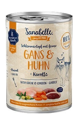 Sanabelle Gęś, kurczak i marchew puszka 180g