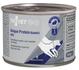 Trovet Unique Protein UPR Królik dla psa i kota puszka 200g