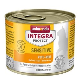 Animonda Integra Protect Sensitive dla kota - z indykiem i ryżem puszka 200g