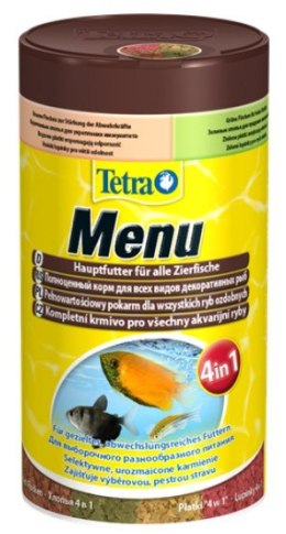 Tetra Menu - mix płatków w czterech przegrodach - dla ryb słodkowodnych 100ml