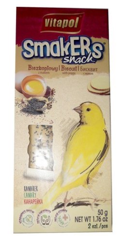 Vitapol Smakers dla kanarka - biszkopt z makiem 2szt [2514]
