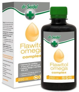 Dr Seidel Flawitol Omega Complex zdrowa skóra, piękna sierść 250ml