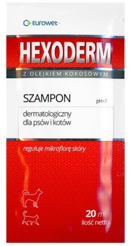 Hexoderm - szampon dermatologiczny saszetka 20ml - 1 sztuka