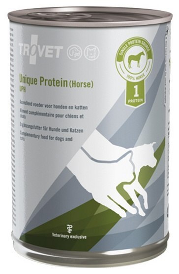 Trovet Unique Protein UPH Konina dla psa i kota puszka 400g Trovet Unique Protein UPH Konina dla psa i kota puszka 400g