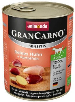 Animonda GranCarno Sensitiv Kurczak + ziemniaki puszka 800g