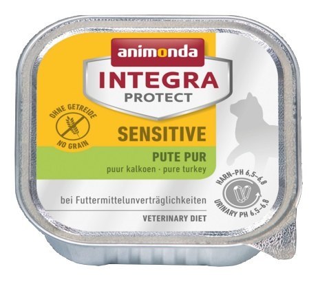 Animonda Integra Protect Sensitive dla kota - z indykiem tacka 100g