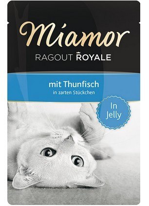 Miamor Ragout Royale z tuńczykiem w galaretce saszetka 100g Miamor Ragout Royale z tuńczykiem w galaretce saszetka 100g
