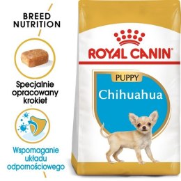 Royal Canin Chihuahua Puppy karma sucha dla szczeniąt do 8 miesiąca, rasy chihuahua 1,5kg