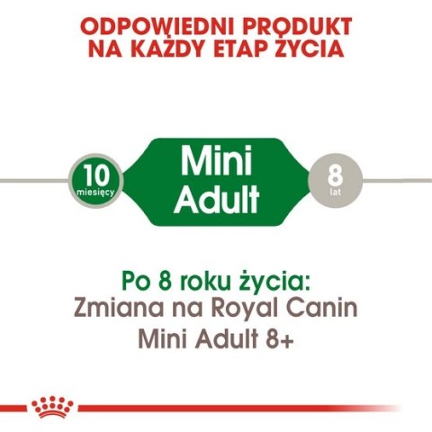 Royal Canin Mini Adult karma sucha dla psów dorosłych, ras małych 0,8kg Royal Canin Mini Adult karma sucha dla psów dorosłych, ras małych 0,8kg