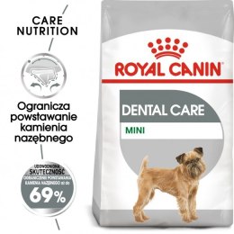 Royal Canin Mini Dental Care karma sucha dla psów dorosłych, ras małych, redukująca powstawanie kamienia nazębnego 1kg
