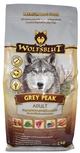 Wolfsblut Dog Grey Peak - koza i bataty 2kg