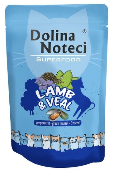 Dolina Noteci Superfood Kot Jagnięcina i cielęcina saszetka 85g