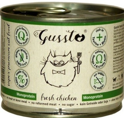 GUSSTO kurczak 200g GUSSTO kurczak 200g