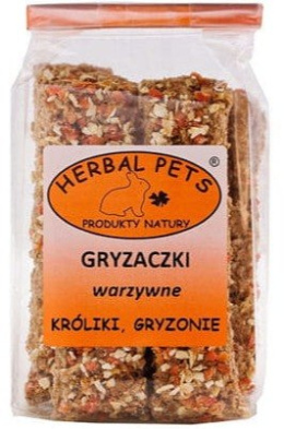 Herbal Pets Gryzaczki warzywne dla królików i gryzoni 160 g