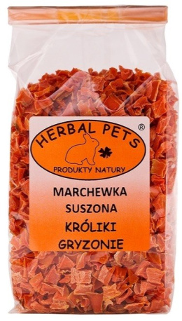 Herbal Pets Chipsy naturalne marchewka 125g