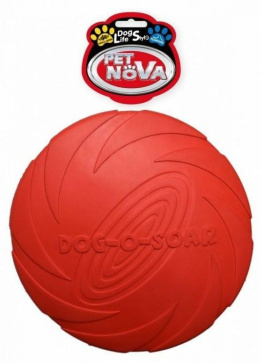 PET NOVA Rub Disc Red - Frisbee, dysk gumowy 15cm