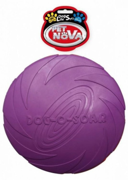 PET NOVA Rub Disc Violet - Frisbee, dysk gumowy 15cm