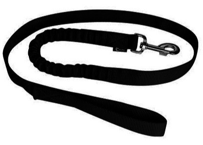 CHABA Smycz z amortyzatorem 122 cm, kolor czarny CHABA Smycz z amortyzatorem 122 cm, kolor czarny