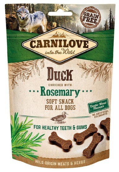 Carnilove Dog Snack Fresh Soft Duck+Rosemary 200g