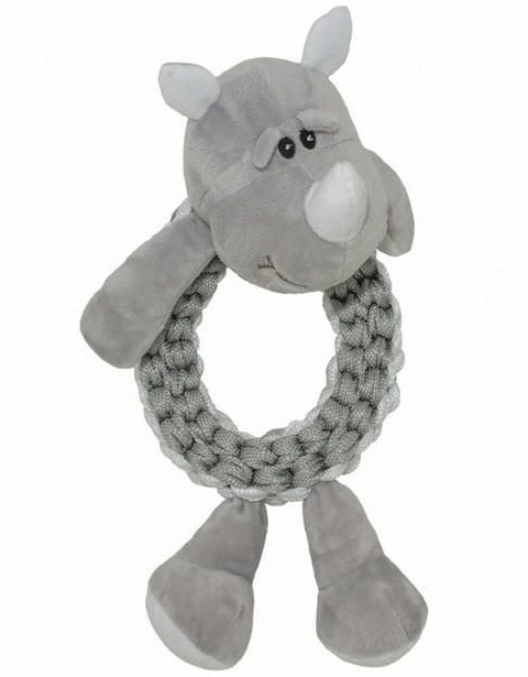 Duvo+ Zabawka Ring Nosorożec - szarpak