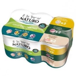 NATURO PUSZKA PIES 6x390g INDYK, KACZKA, KURCZAK