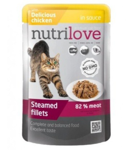 NUTRILOVE KOT sasz. sos 85g KURCZAK