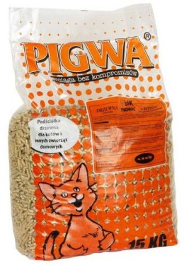 Pigwa - podściółka dla kotów i gryzoni - żwirek drewniany 15kg