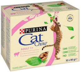 Purina Cat Chow Jagnięcina i zielona fasolka saszetki 10x85g