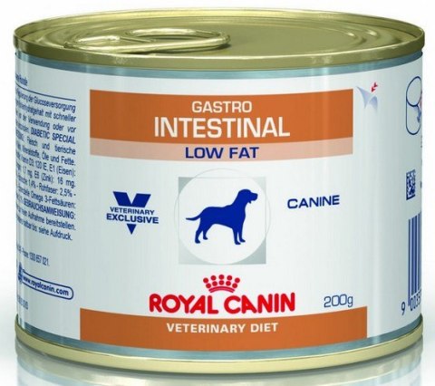 Royal Canin Veterinary Diet Canine Gastrointestinal Low Fat puszka 200g Royal Canin Veterinary Diet Canine Gastrointestinal Low Fat puszka 200g