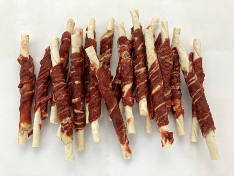 ALDA Kabanos zawijany wołowiną i dorszem 500g ALDA Kabanos zawijany wołowiną i dorszem 500g