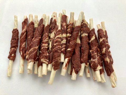 ALDA Kabanos zawijany jagnięciną i dorszem 500g ALDA Kabanos zawijany jagnięciną i dorszem 500g