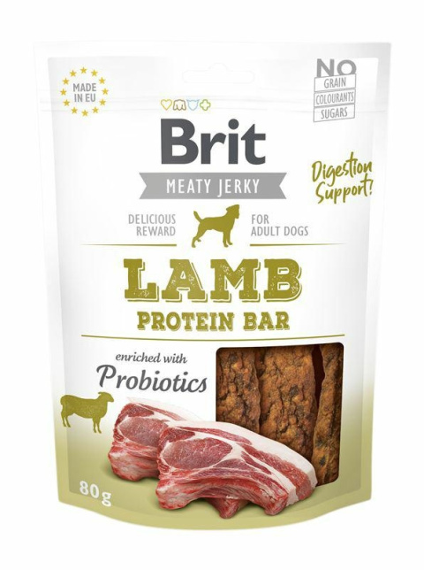 BRIT SNACK JERKY LAMB PROTEIN BAR 200g