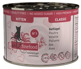 Catz Finefood Classic Kitten N.03 Drób puszka 200g