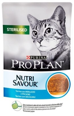 Purina Pro Plan Cat Sterilised dorsz saszetka 85g