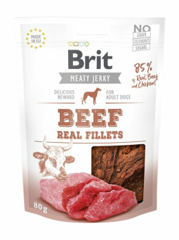 BRIT SNACK JERKY BEEF FILLETS 200g