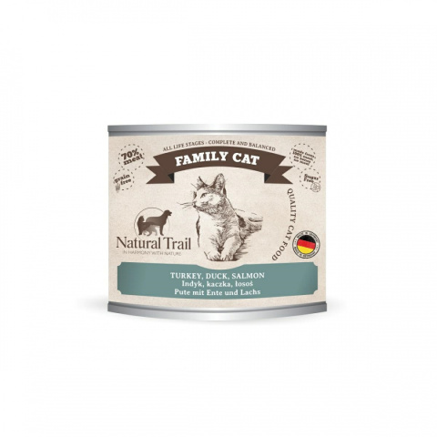 NATURAL TRAIL TURKEY, DUCK, SALMON 200g