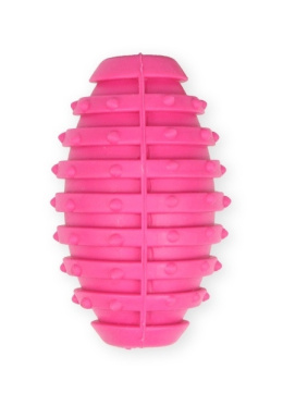 PET NOVA TPR RUGBYBALL PINK 10cm