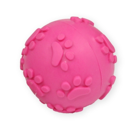 PET NOVA TPR SOUNDBALL PINK 6cm