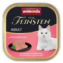 Animonda vom Feinsten Cat Adult z Sercami Indyka tacka 100g