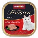 Animonda vom Feinsten Cat Adult z Wołowiną i Ziemniakami tacka 100g