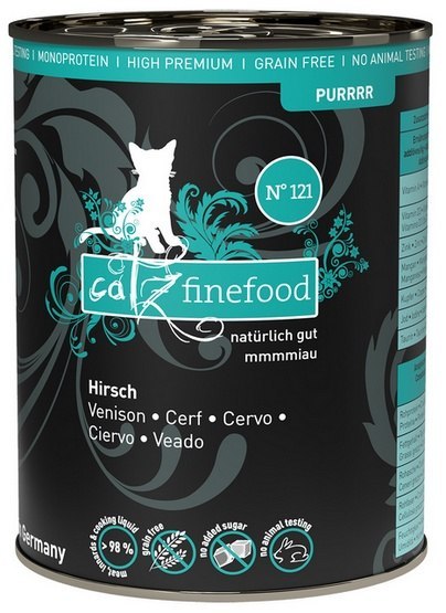 Catz Finefood Purrrr N.121 Jeleń puszka 400g