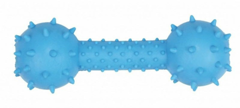 PET NOVA TPR DUMBBELL BLUE 14cm Z DZWONKIEM