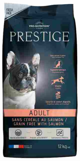 PNF PRESTIGE ADULT GRAINFREE SALMON 12 kg