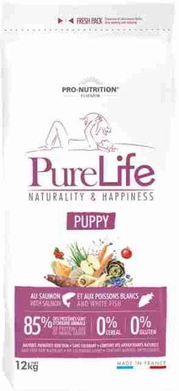 PNF PURE LIFE PIES PUPPY FISH 12 kg