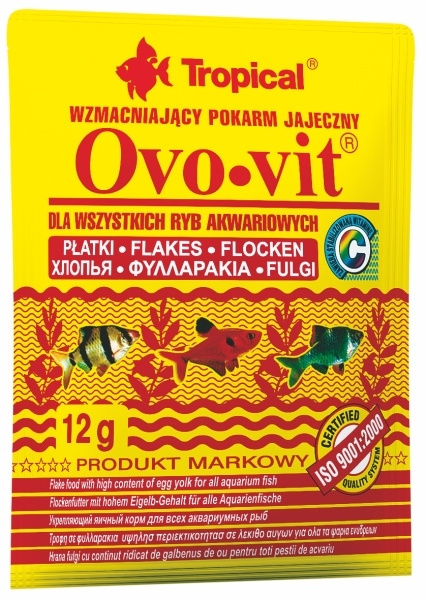 TROPICAL OVO-VIT TOREBKA 12g. TROPICAL OVO-VIT TOREBKA 12g.